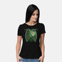 Grinch's Heart-womens basic tee-IKILO