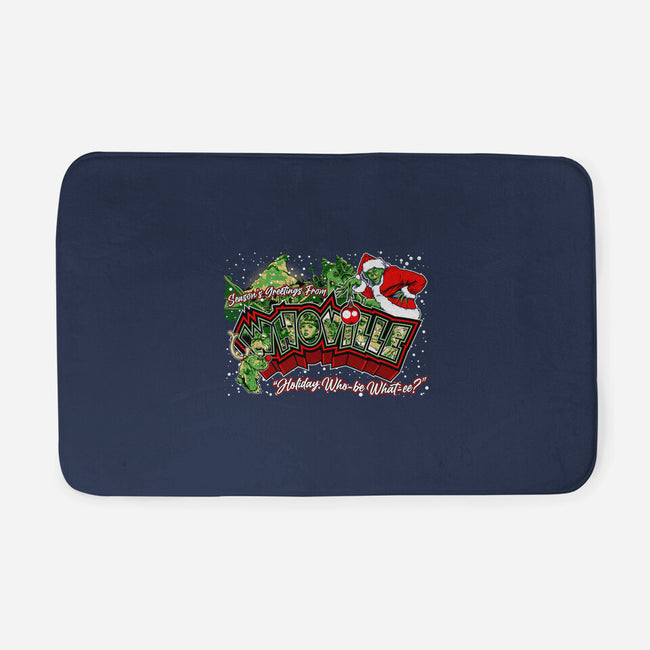 Holiday Who-Be What-EE?-none memory foam bath mat-goodidearyan