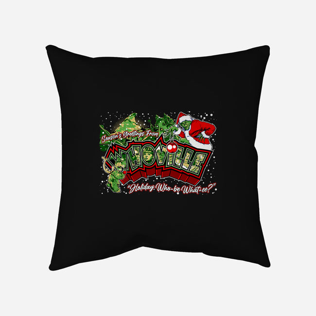 Holiday Who-Be What-EE?-none removable cover throw pillow-goodidearyan