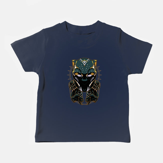 Lady Panther-baby basic tee-Astrobot Invention