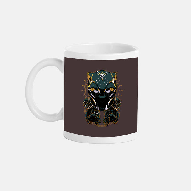 Lady Panther-none mug drinkware-Astrobot Invention
