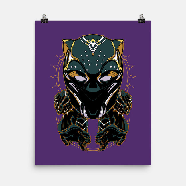 Lady Panther-none matte poster-Astrobot Invention