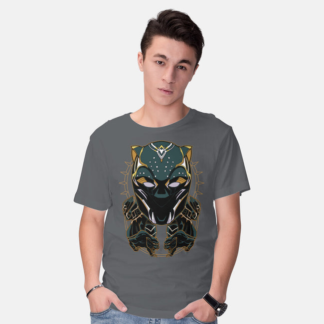 Lady Panther-mens basic tee-Astrobot Invention