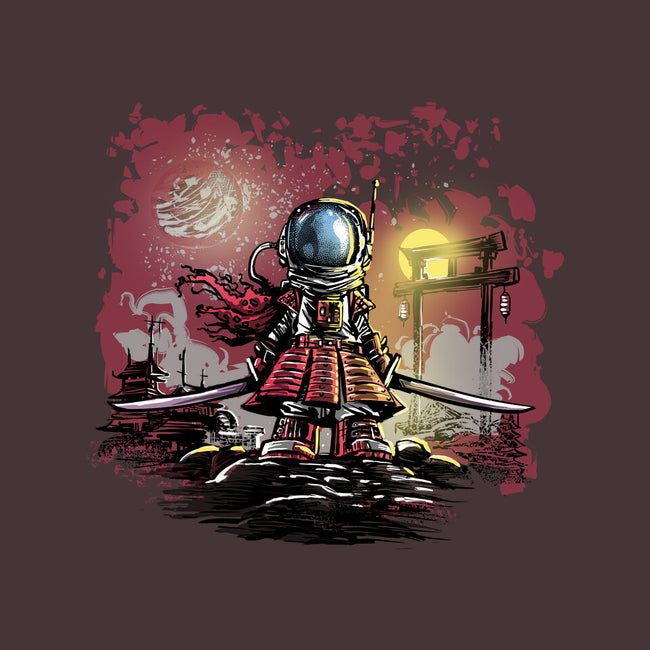 AstroSamurai-none removable cover w insert throw pillow-zascanauta