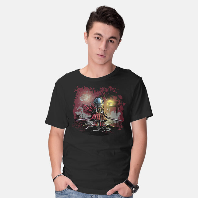 AstroSamurai-mens basic tee-zascanauta