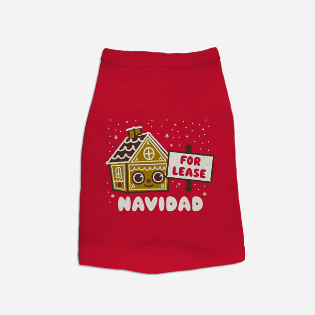 For Lease Navidad-dog basic pet tank-Weird & Punderful