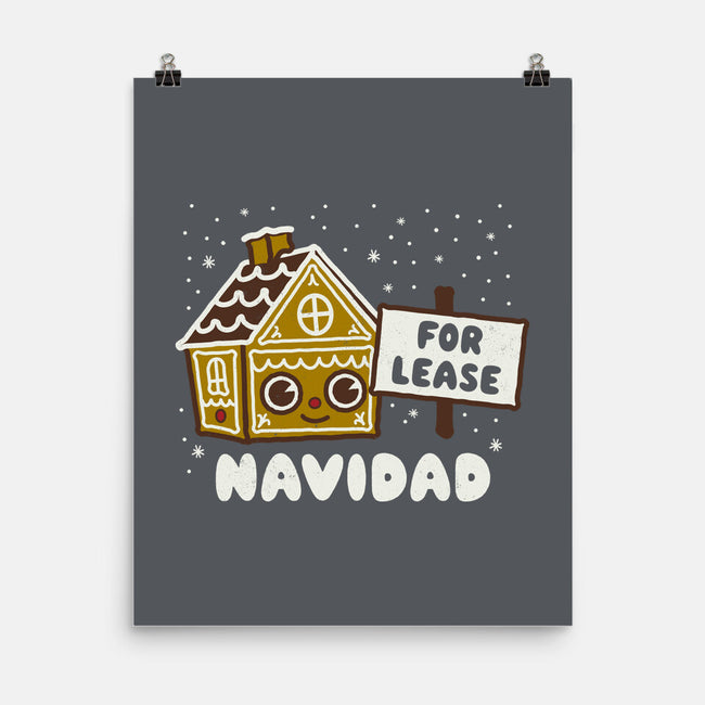 For Lease Navidad-none matte poster-Weird & Punderful