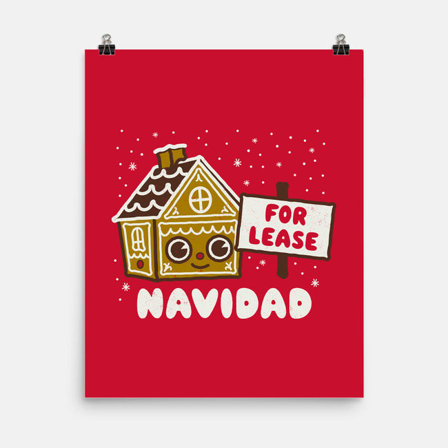 For Lease Navidad-none matte poster-Weird & Punderful