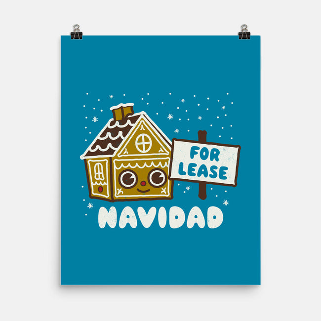For Lease Navidad-none matte poster-Weird & Punderful