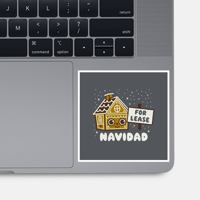 For Lease Navidad-none glossy sticker-Weird & Punderful