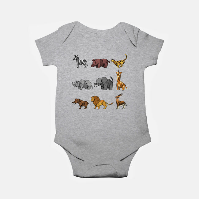 Savana Origami-baby basic onesie-Vallina84