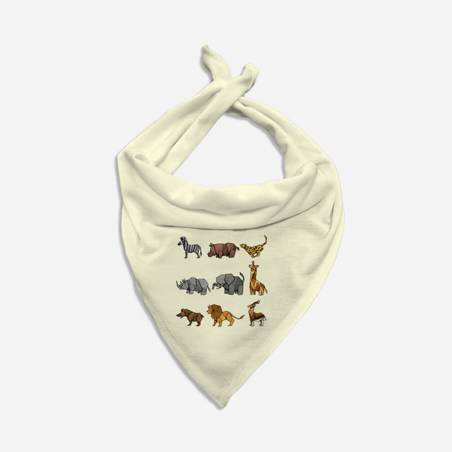 Savana Origami-dog bandana pet collar-Vallina84