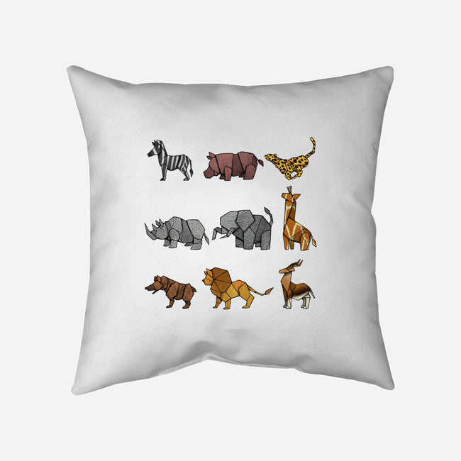 Savana Origami-none removable cover w insert throw pillow-Vallina84