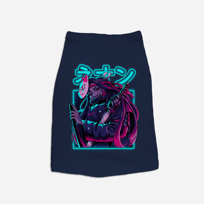 Neon Slayer-dog basic pet tank-Bruno Mota