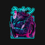 Neon Slayer-none removable cover w insert throw pillow-Bruno Mota