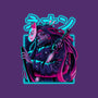 Neon Slayer-none removable cover w insert throw pillow-Bruno Mota