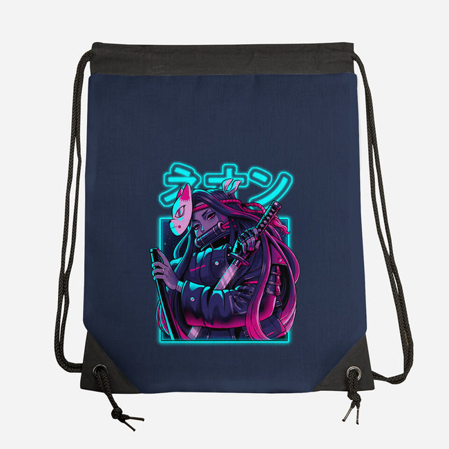 Neon Slayer-none drawstring bag-Bruno Mota