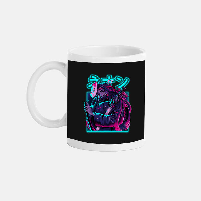 Neon Slayer-none mug drinkware-Bruno Mota