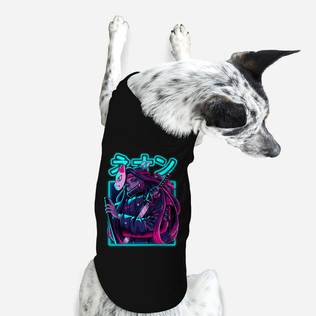 Neon Slayer-dog basic pet tank-Bruno Mota