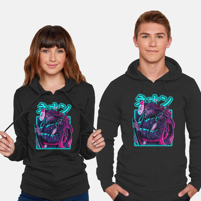 Neon Slayer-unisex pullover sweatshirt-Bruno Mota