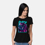 Neon Slayer-womens basic tee-Bruno Mota