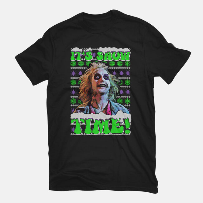 It's Snow Time-womens basic tee-goodidearyan