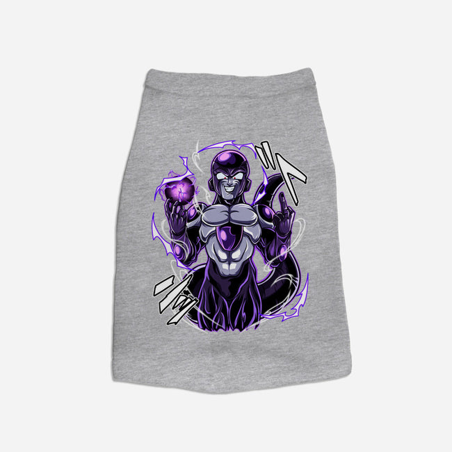 Black Freeza-dog basic pet tank-Duardoart