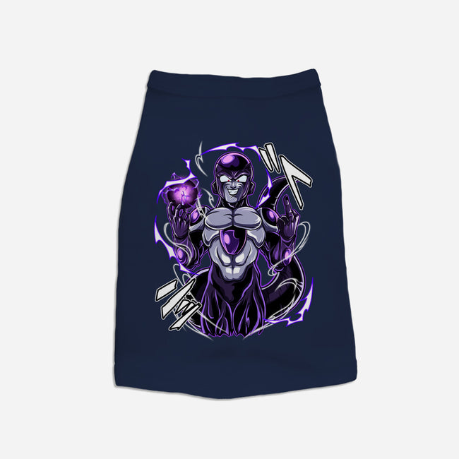 Black Freeza-dog basic pet tank-Duardoart