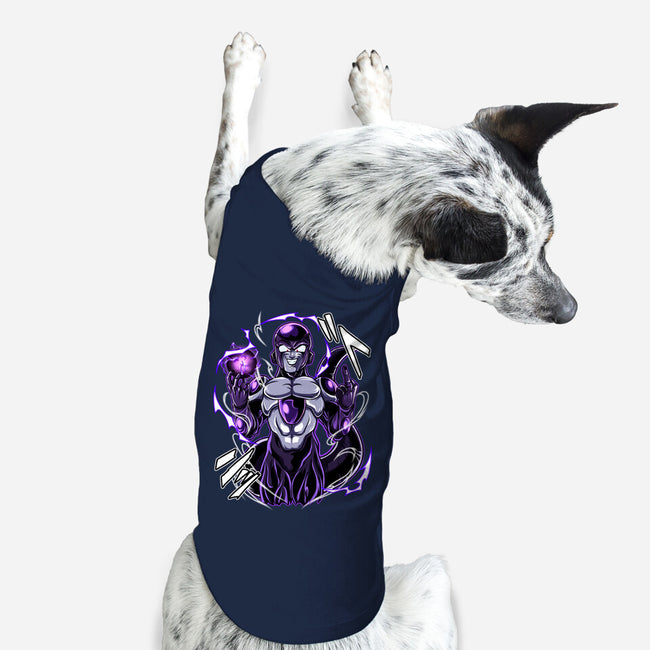 Black Freeza-dog basic pet tank-Duardoart