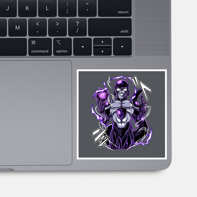 Black Freeza-none glossy sticker-Duardoart