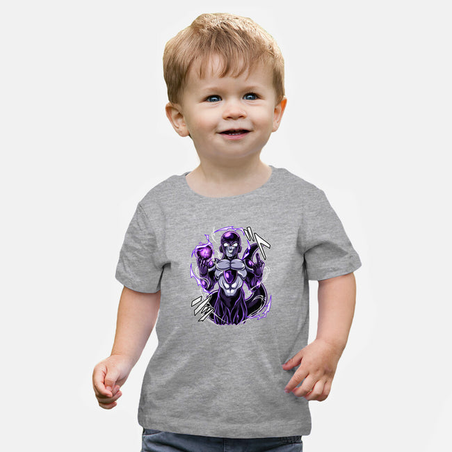 Black Freeza-baby basic tee-Duardoart