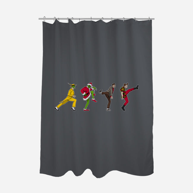 Carrey Walks-none polyester shower curtain-Getsousa!