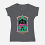 The Dark Prince-womens v-neck tee-Alundrart