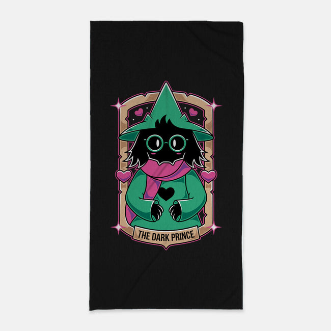 The Dark Prince-none beach towel-Alundrart