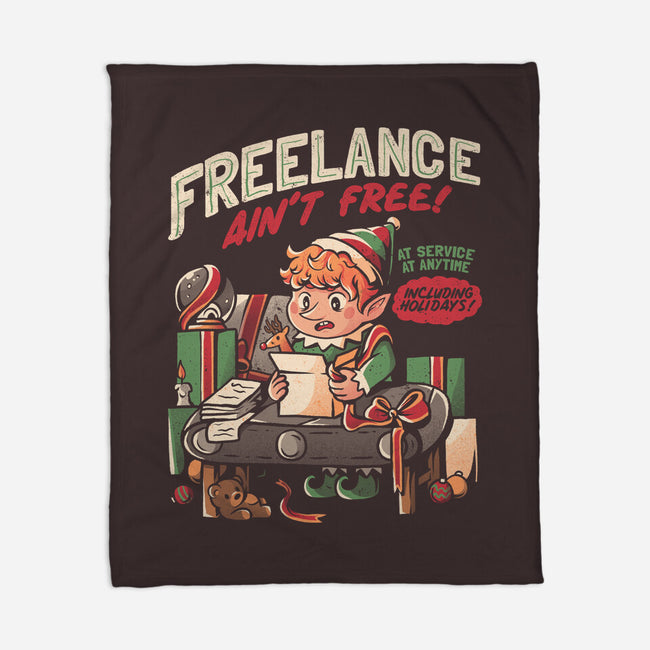 Freelance Ain't Free-none fleece blanket-eduely