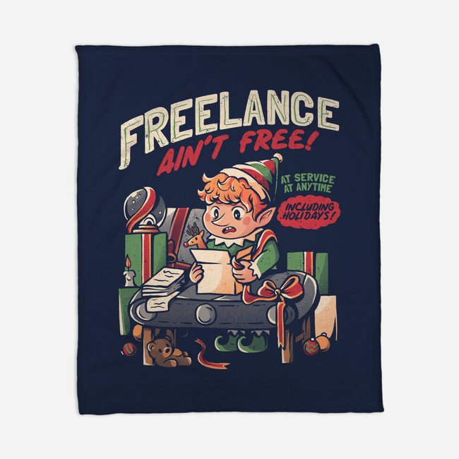 Freelance Ain't Free-none fleece blanket-eduely
