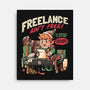 Freelance Ain't Free-none stretched canvas-eduely