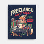 Freelance Ain't Free-none stretched canvas-eduely