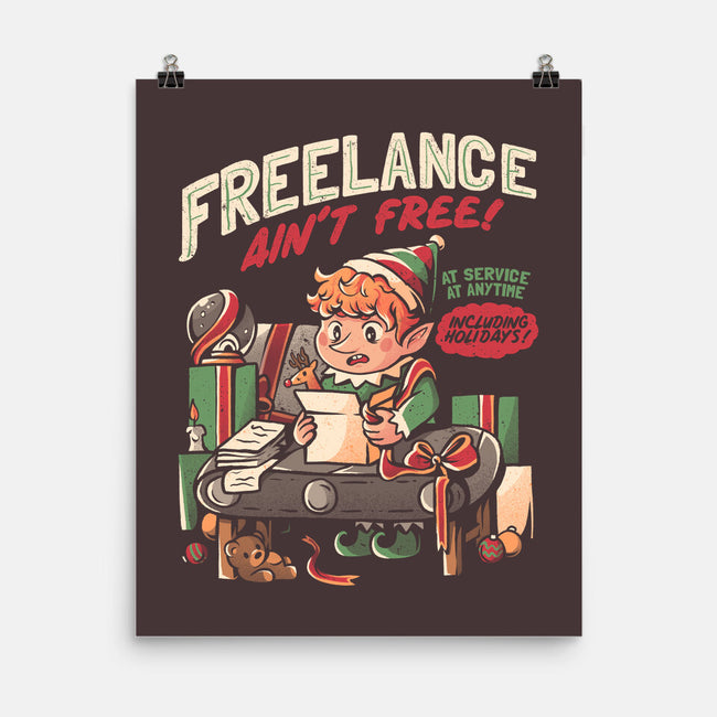 Freelance Ain't Free-none matte poster-eduely