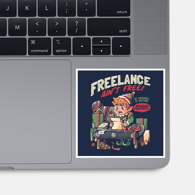 Freelance Ain't Free-none glossy sticker-eduely