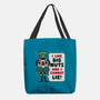 I Cannot Lie-none basic tote bag-Weird & Punderful