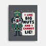 I Cannot Lie-none stretched canvas-Weird & Punderful
