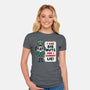 I Cannot Lie-womens fitted tee-Weird & Punderful