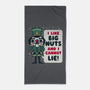 I Cannot Lie-none beach towel-Weird & Punderful