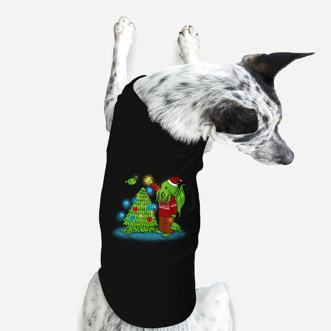 R'lyeh Christmas-dog basic pet tank-pigboom
