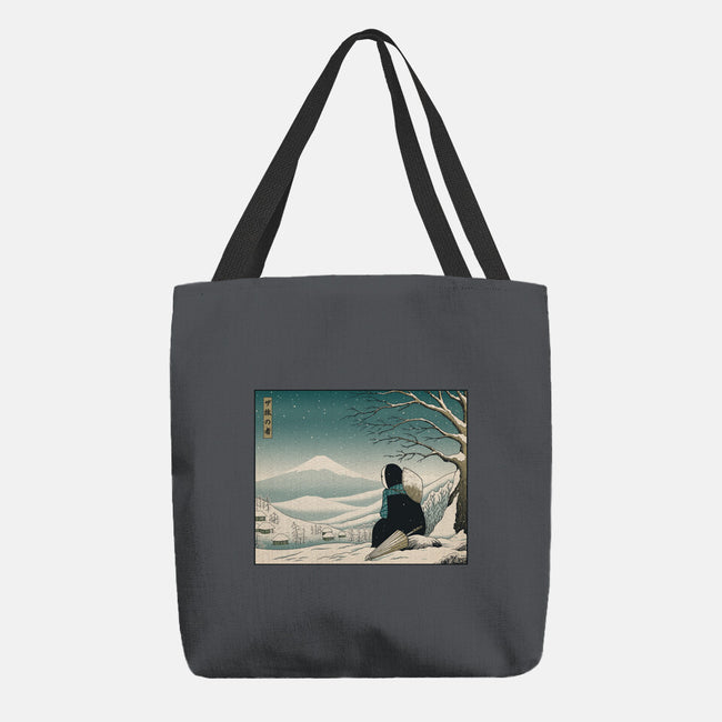 Traveler Tranquility-none basic tote bag-pigboom