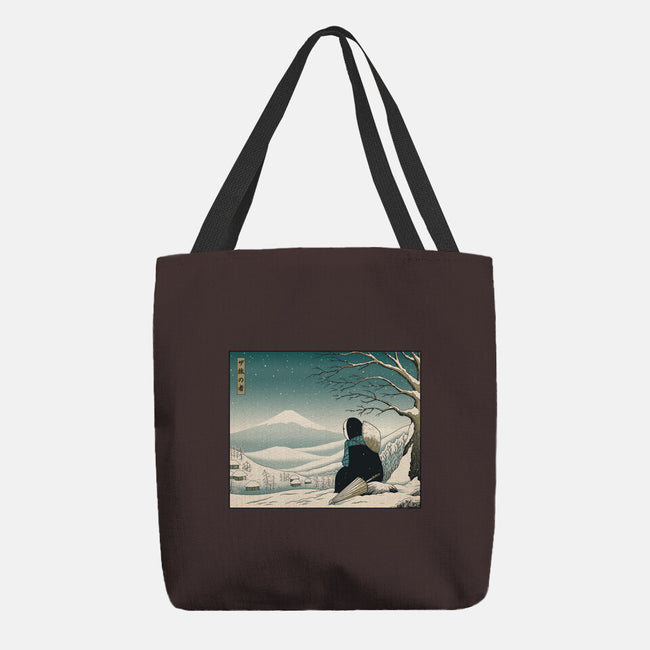 Traveler Tranquility-none basic tote bag-pigboom