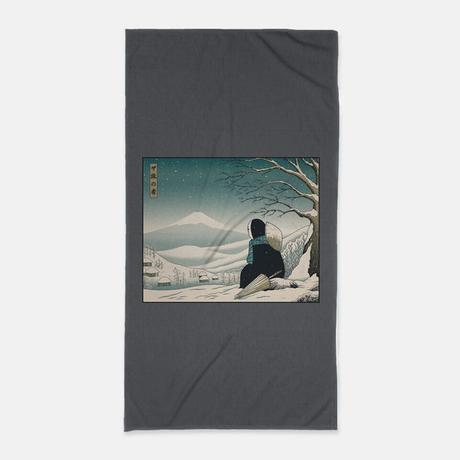 Traveler Tranquility-none beach towel-pigboom