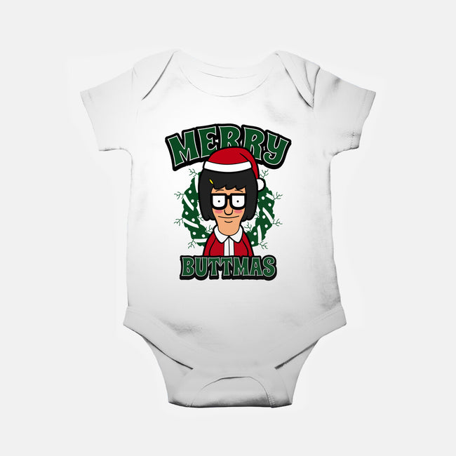 Merry Buttmas-baby basic onesie-Boggs Nicolas