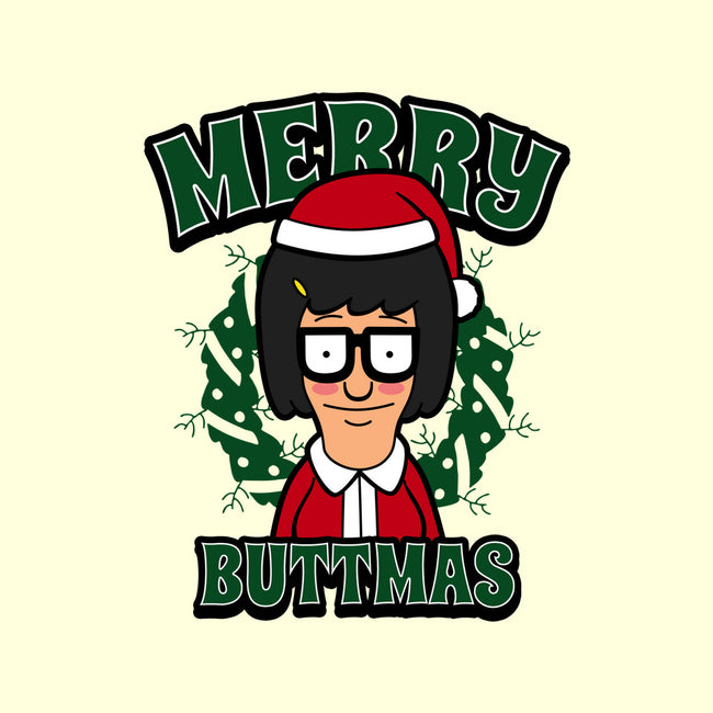 Merry Buttmas-none removable cover w insert throw pillow-Boggs Nicolas